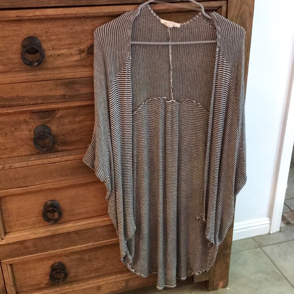 Striped cardigan